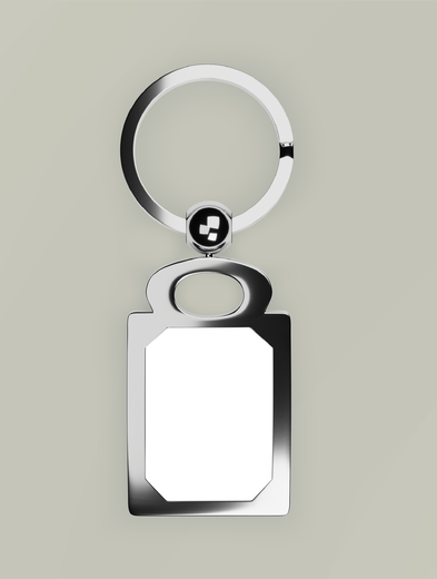 Customized Rectangle Photo Keyring