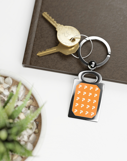 Customized Rectangle Photo Keyring